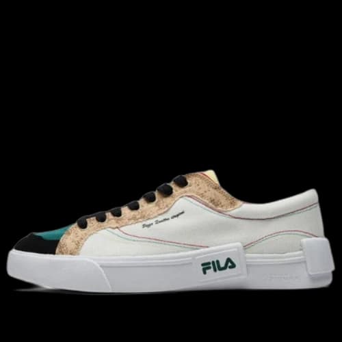 Fila Fusion Shoes 'Beige Teal White' (Women's)