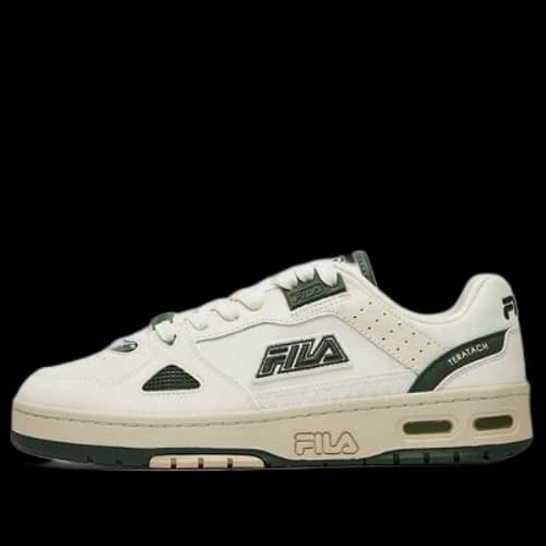 FILA FUSION Teratach Low Skate Shoes 'White Green' (Women's)