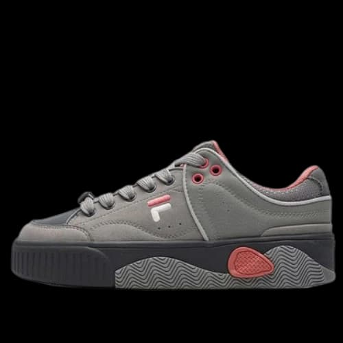 FILA FUSION Low-Top Skate Shoes 'Grey Pink' (Women's)