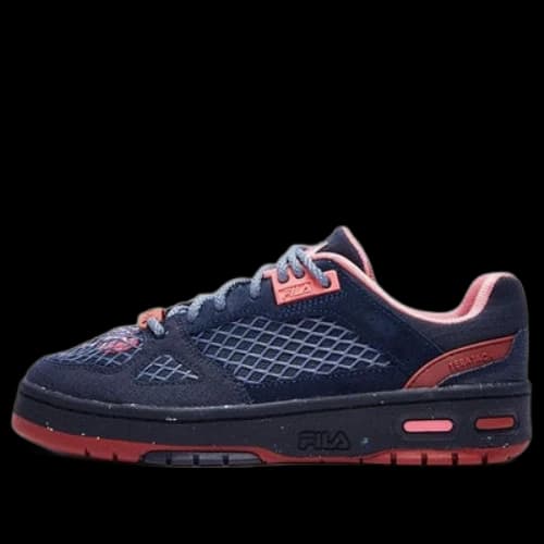 FILA FUSION x Marcelo Burlon Teratach Low Shoes 'Navy Red' (Women's)