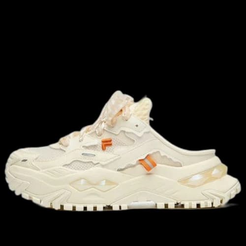 FILA FUSION Bianco Mule Shoes 'Cream White' (Women's)