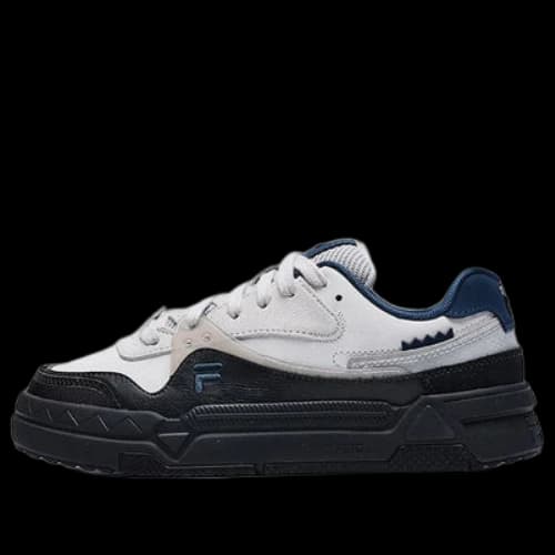 FILA FUSION Bank Skate Shoes 'Black White Navy' (Women's)
