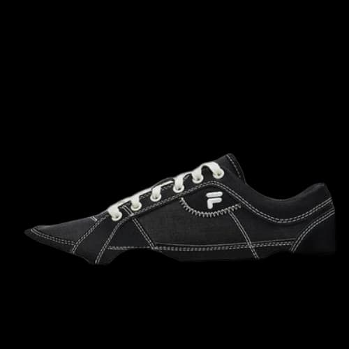 FILA FUSION Street Sports Shoes 'Black White' (Women's)