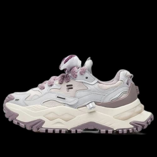 FILA FUSION Bianco Fashion Sneakers 'White Purple' (Women's)