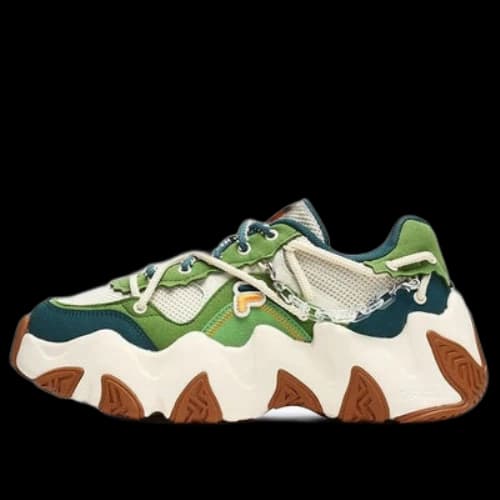 FILA FUSION Fashion Daddy Shoes 'Green White' (Women's)