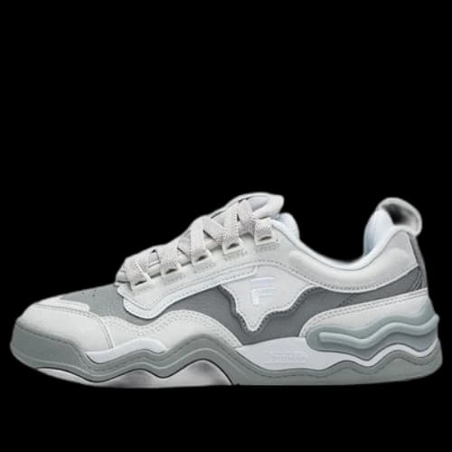FILA FUSION Kick Sneakers 'White Grey' (Women's)