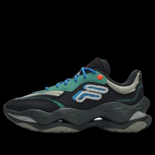 FILA FUSION Bianco 2 Sneakers 'Black Green Blue' (Women's)