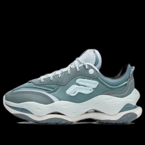 FILA FUSION Cheese Sneakers 'Grey Blue White' (Women's)