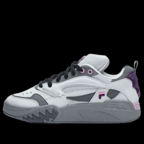 FILA FUSION Desperado Vintage Basketball Shoes 'White Grey Purple' (Women's)