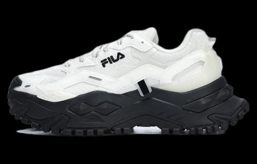 FILA FUSION Bianco Sneakers 'White Black' (Women's)