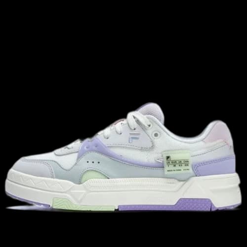 FILA FUSION Bank Skate Shoes 'White Purple' (Women's)