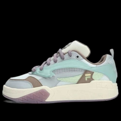 FILA FUSION Lifestyle Basketball Heritage Sneakers 'Blue White Purple' (Women's)