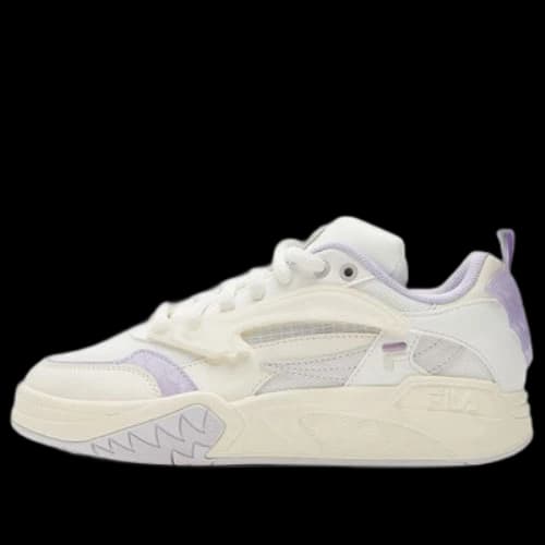 FILA FUSION Lifestyle Basketball Heritage Sneakers 'White Purple' (Women's)