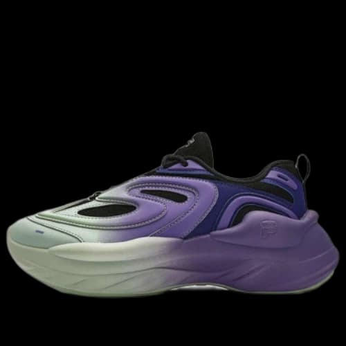 FILA FUSION Fashion Daddy Shoes 'Green Purple Black' (Women's)