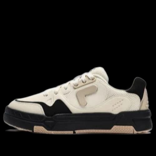 FILA FUSION Bank DX Skate Shoes 'Cream White Black' (Women's)