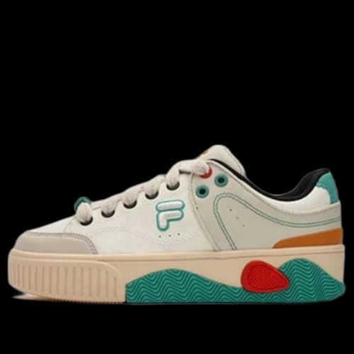 FILA FUSION Stack Skate Shoes 'White Beige' (Women's)