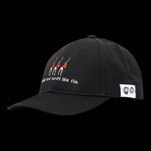FILA X FUSION FILA Crossover Small Embroidered Baseball Cap Black