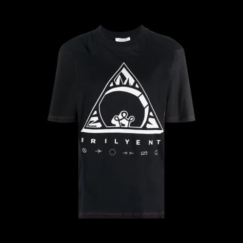 Marine Serre Moon Panel Graphic T-Shirt 'Black'