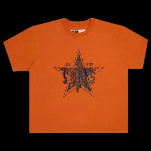 Sp5der Big Star Tee 'Red Orange'