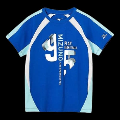(GS) Mizuno Sportswear T-shirt 'Blue'