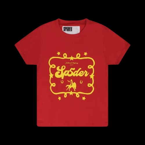 Sp5der Rodeo T-Shirt 'Red'