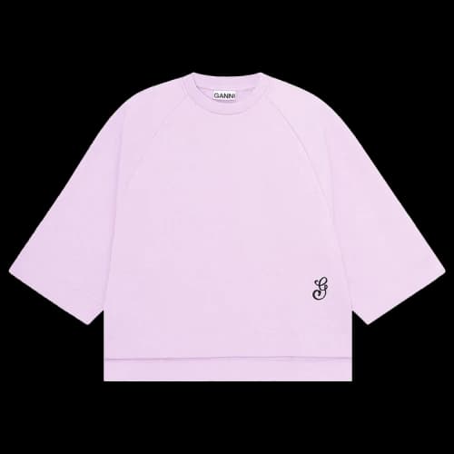 GANNI Isoli Oversized Raglan Sweatshirt 'Orchid'