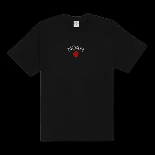 NOAH Rose Logo T-shirt 'Black'