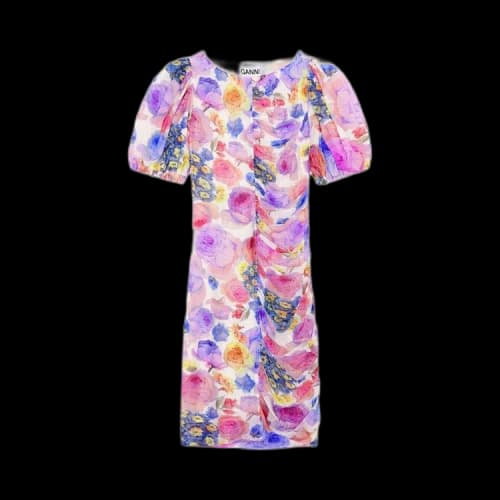 GANNI Mesh Dress 'Multi'