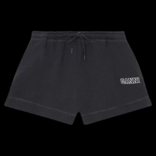 Ganni Drawstring Shorts 'Black'
