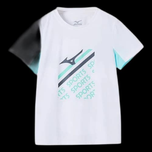 (GS) Mizuno Casual T-shirt 'White'