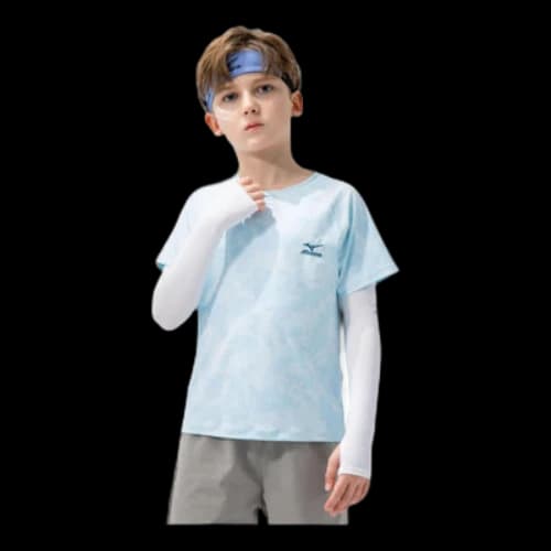 (GS) Mizuno Sportswear T-shirt 'Blue'