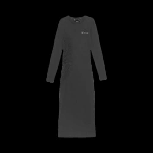 GANNI Software Light Stretch Dress 'Black'