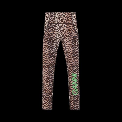 GANNI Active Ultra High Waist Tights 'Leopard'