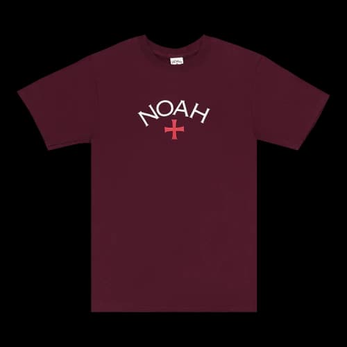 Noah Core Logo T-Shirt 'Maroon'
