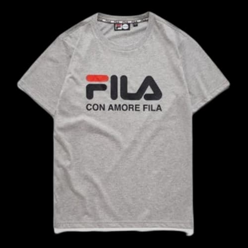 FILA FUSION Short Sleeve 2019 Sports Gray T-Shirt