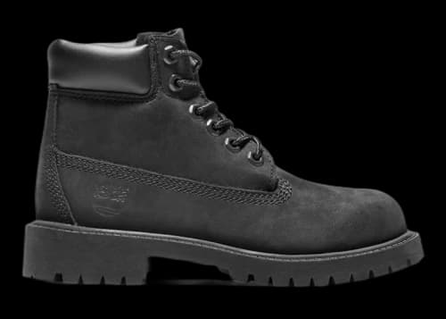 Timberland 6" Premium Boot Black Nubuck (PS)