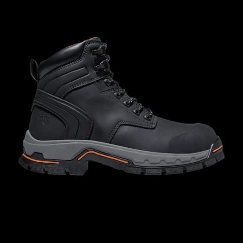 Timberland Stockdale 6 Inch Alloy Toe Work Boot 'Black'