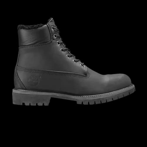 Timberland 6 Inch Fur Lined 'Black'