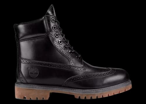 Timberland 6" Premium Brogue Boot Black