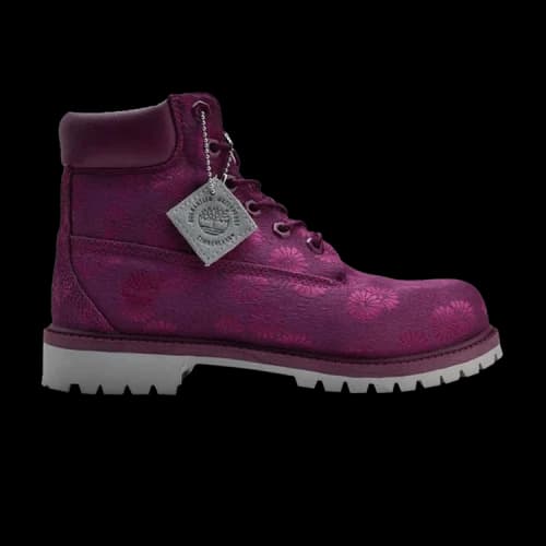 Timberland 6 Inch Premium Boot Junior 'Magenta Blue Floral'