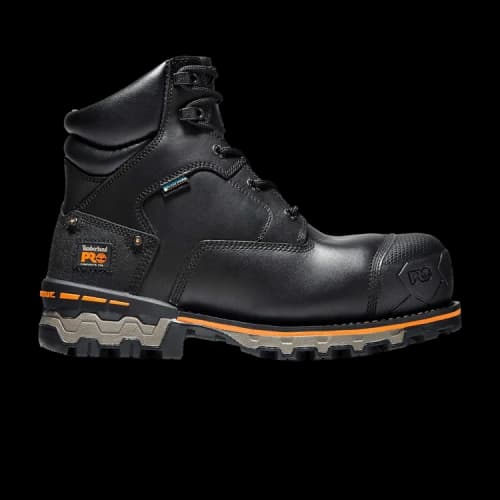 Timberland Boondock 6 Inch Composite Toe Waterproof Work Boot 'Black'