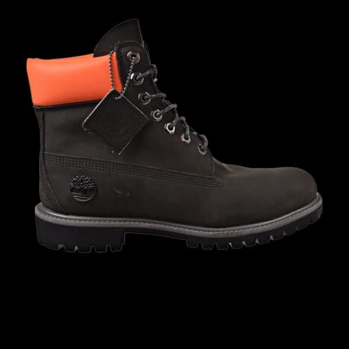 Timberland 6 Inch Premium Waterproof Boot 'Black Orange'