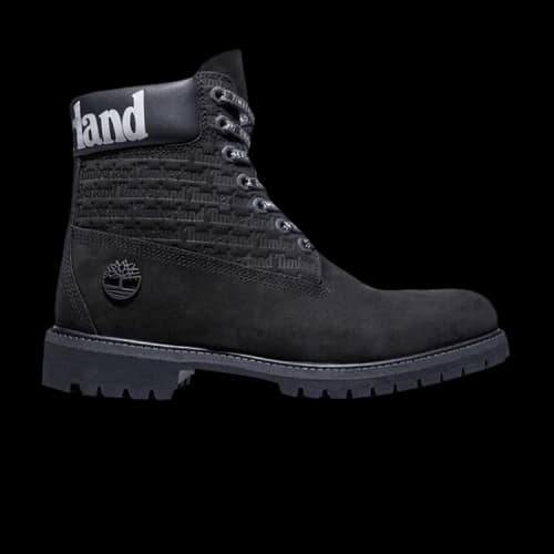 Timberland 6 Inch Premium Boot Wide 'All Over Logo - Black'