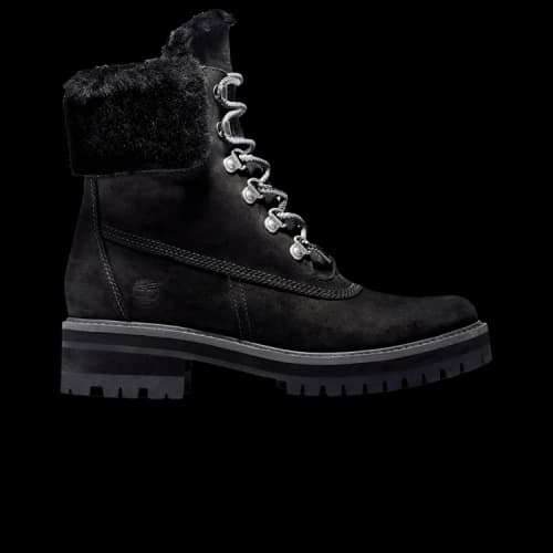 Timberland Courmayeur Valley 6 Inch Boot 'Black Shearling' (Women's)