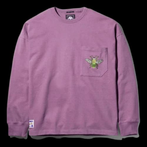 Timberland x Billionaire Boys Club's Bee Line Pocket Long Sleeves T-Shirt 'Purple'