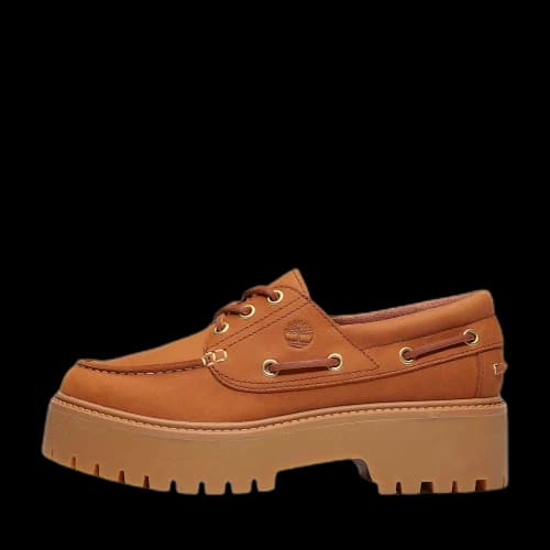 Timberland Stone Street Platform Boat 'Rust Nubuck' (Women's)