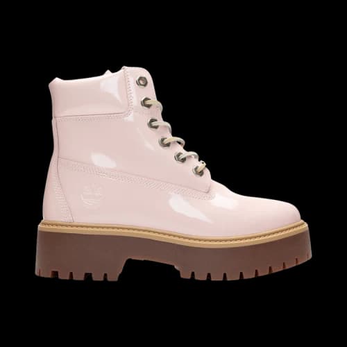 Timberland 6 Inch Stone Street Waterproof Boot 'Patent Leather - Light Pink' (Women's)