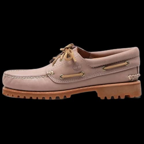 Timberland AUTHENTICS Collection Leather Boat Shoes Men's Light Purple