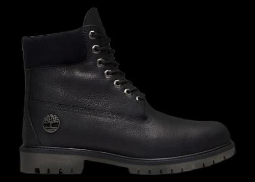 Timberland 6" Premium Waterproof Boot Emerald Woods Black Full-Grain