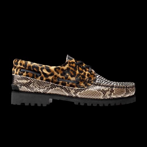 Timberland Chinatown Market x 3-Eye Lug Handsewn Boat 'Animal Print'